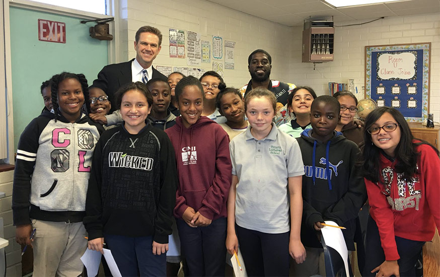 Hawthorne Trinity Lutheran School students