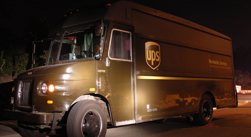 UPS truck accident