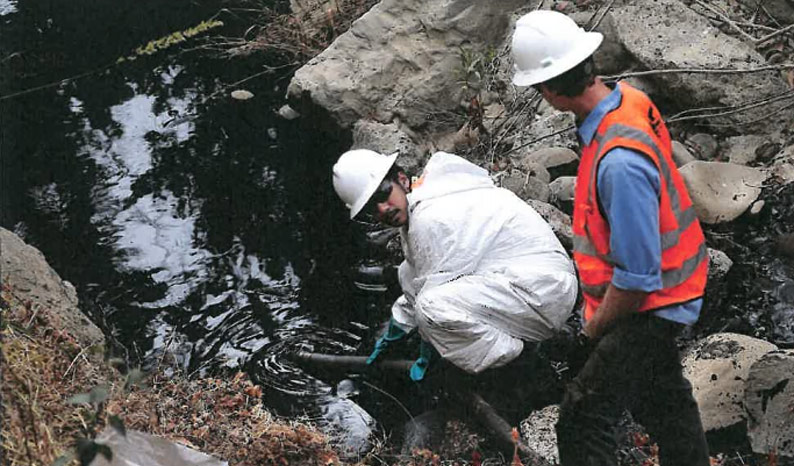 Oil spills photo
